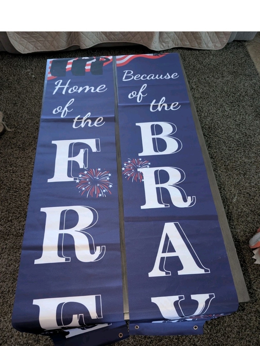 Patriotic Porch Banners Set Of 2